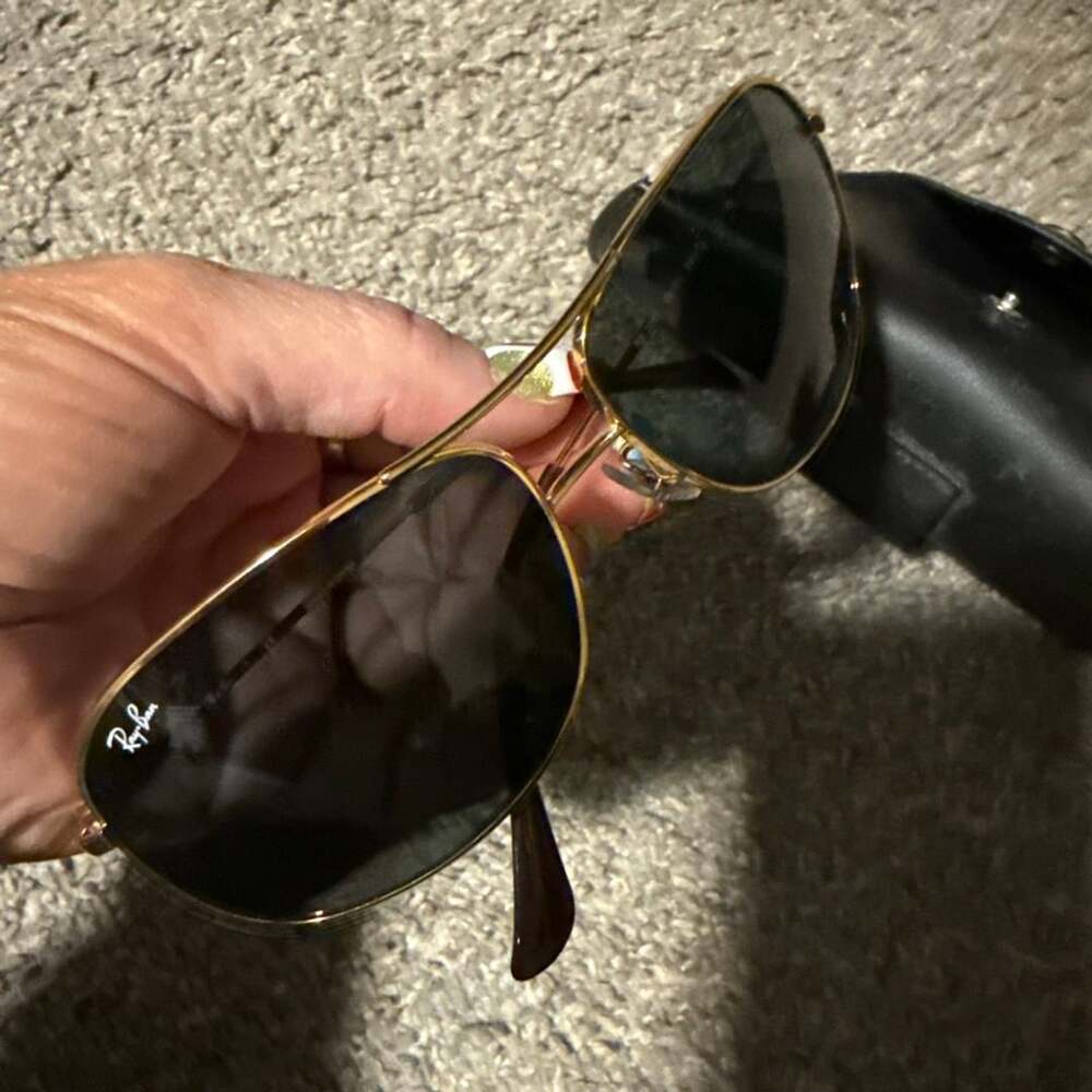Ray-Ban RB3267 Sunglasses Gold Dark Lens